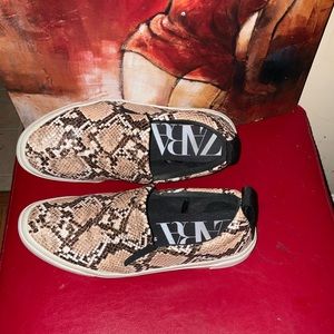 ZARA ANIMAL PRINT SNEAKERS
